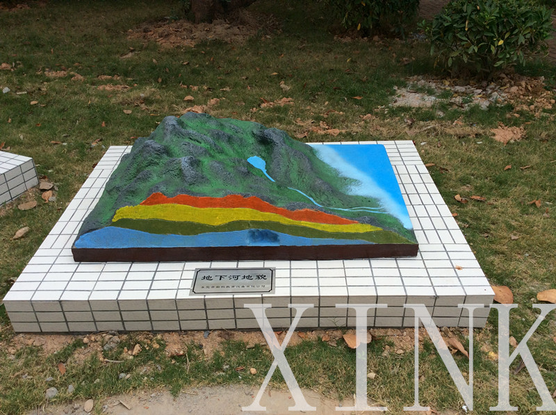 地下河地貌模型